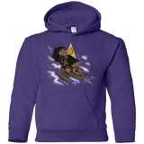 Sweatshirts Purple / YS Cross to The Ocean Youth Hoodie