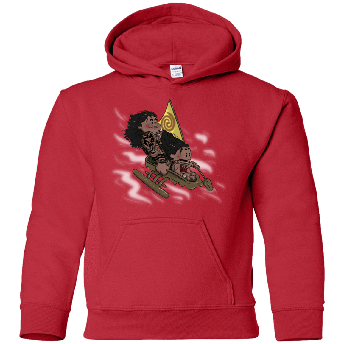 Sweatshirts Red / YS Cross to The Ocean Youth Hoodie