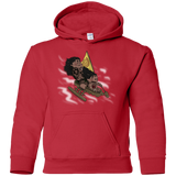 Sweatshirts Red / YS Cross to The Ocean Youth Hoodie