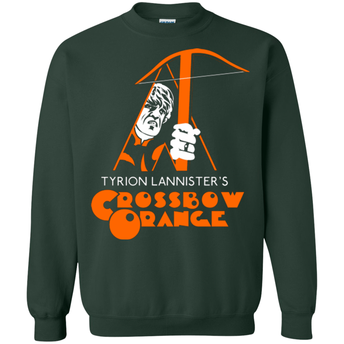 Sweatshirts Forest Green / Small Crossbow Orange Crewneck Sweatshirt