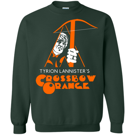 Sweatshirts Forest Green / Small Crossbow Orange Crewneck Sweatshirt
