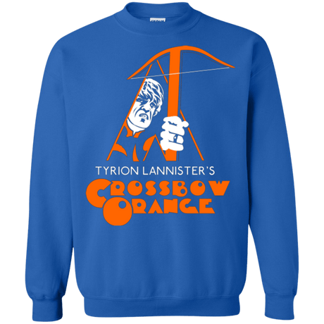 Sweatshirts Royal / Small Crossbow Orange Crewneck Sweatshirt