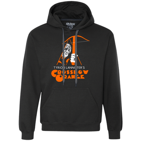 Sweatshirts Black / Small Crossbow Orange Premium Fleece Hoodie