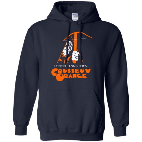 Sweatshirts Navy / Small Crossbow Orange Pullover Hoodie