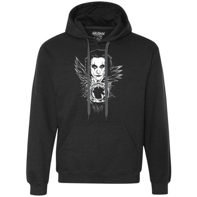 Sweatshirts Black / Small Crow Face Premium Fleece Hoodie