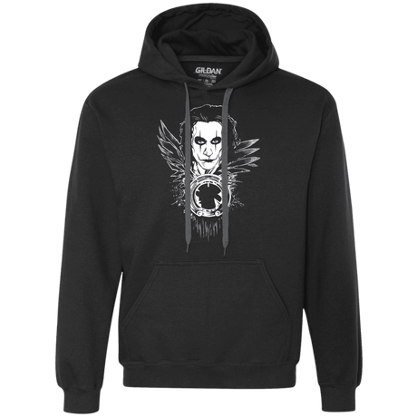 Sweatshirts Black / Small Crow Face Premium Fleece Hoodie