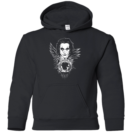 Sweatshirts Black / YS Crow Face Youth Hoodie