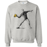 Sweatshirts Ash / Small Crown Thrower Crewneck Sweatshirt
