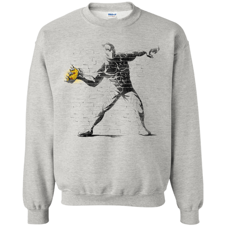 Sweatshirts Ash / Small Crown Thrower Crewneck Sweatshirt