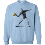 Sweatshirts Light Blue / Small Crown Thrower Crewneck Sweatshirt