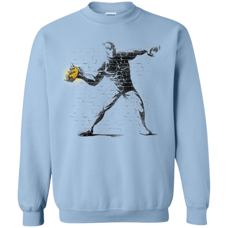 Sweatshirts Light Blue / Small Crown Thrower Crewneck Sweatshirt