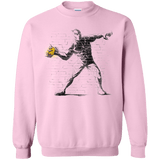 Sweatshirts Light Pink / Small Crown Thrower Crewneck Sweatshirt