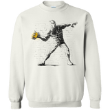 Sweatshirts White / Small Crown Thrower Crewneck Sweatshirt