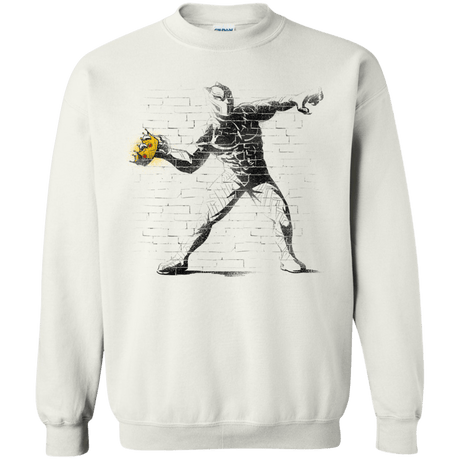 Sweatshirts White / Small Crown Thrower Crewneck Sweatshirt