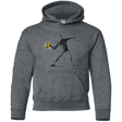 Sweatshirts Dark Heather / YS Crown Thrower Youth Hoodie