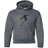 Sweatshirts Dark Heather / YS Crown Thrower Youth Hoodie