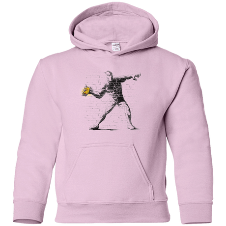 Sweatshirts Light Pink / YS Crown Thrower Youth Hoodie