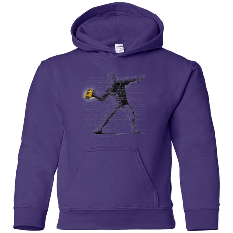 Sweatshirts Purple / YS Crown Thrower Youth Hoodie
