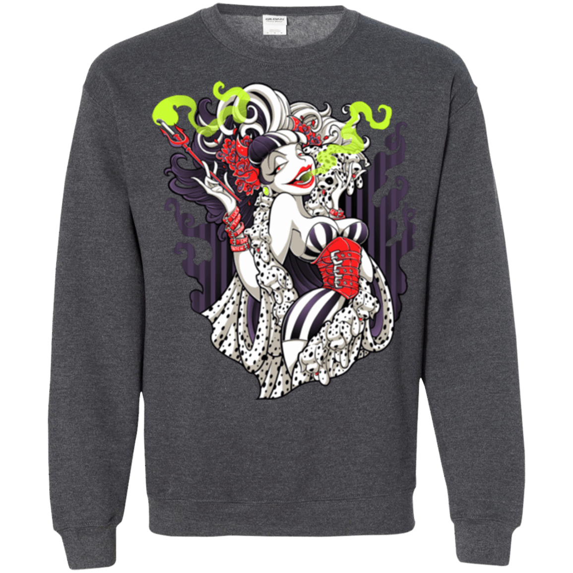 Sweatshirts Dark Heather / Small Crudella De Mon Crewneck Sweatshirt