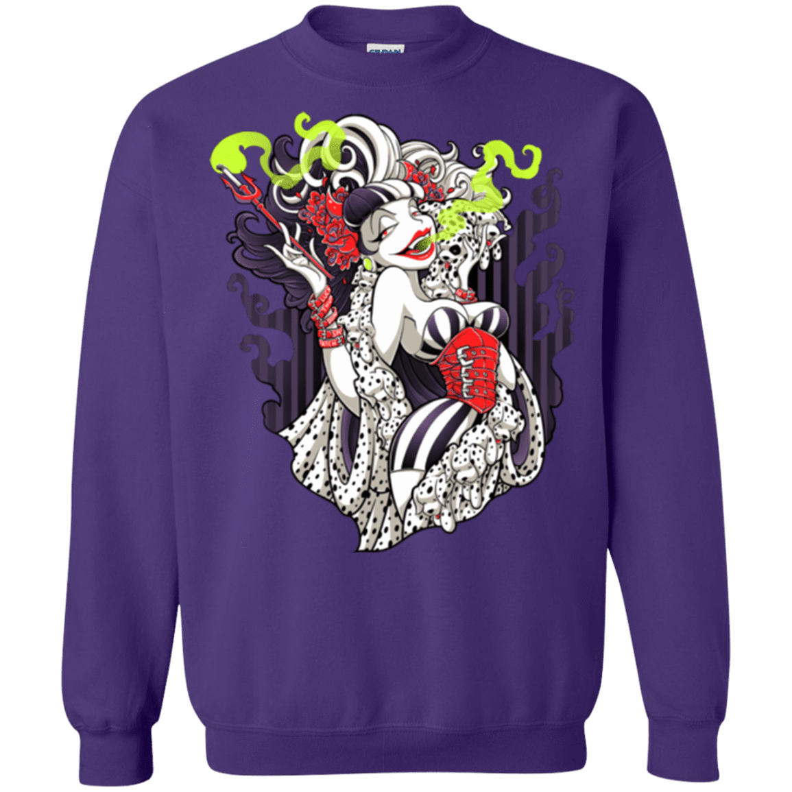 Sweatshirts Purple / Small Crudella De Mon Crewneck Sweatshirt