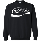 Sweatshirts Black / Small Crystal Blue Coke Crewneck Sweatshirt