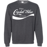 Sweatshirts Dark Heather / Small Crystal Blue Coke Crewneck Sweatshirt