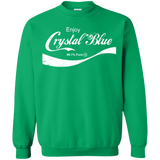 Sweatshirts Irish Green / Small Crystal Blue Coke Crewneck Sweatshirt