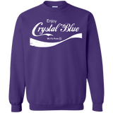 Sweatshirts Purple / Small Crystal Blue Coke Crewneck Sweatshirt