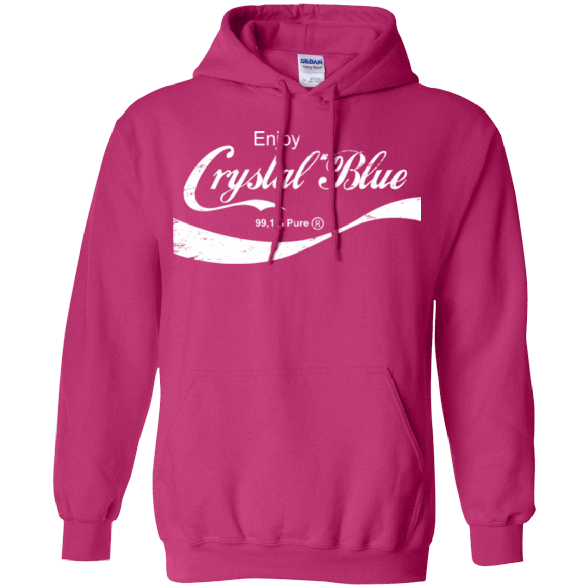 Sweatshirts Heliconia / Small Crystal Blue Coke Pullover Hoodie