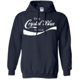 Sweatshirts Navy / Small Crystal Blue Coke Pullover Hoodie