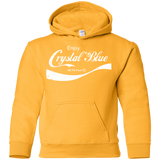 Sweatshirts Gold / YS Crystal Blue Coke Youth Hoodie
