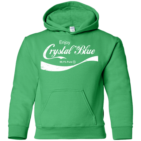 Sweatshirts Irish Green / YS Crystal Blue Coke Youth Hoodie