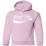 Sweatshirts Light Pink / YS Crystal Blue Coke Youth Hoodie