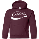 Sweatshirts Maroon / YS Crystal Blue Coke Youth Hoodie
