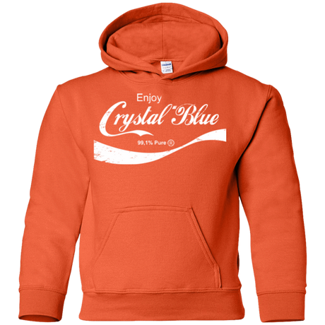 Sweatshirts Orange / YS Crystal Blue Coke Youth Hoodie
