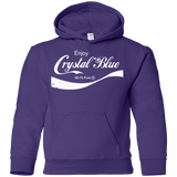 Sweatshirts Purple / YS Crystal Blue Coke Youth Hoodie