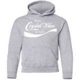 Sweatshirts Sport Grey / YS Crystal Blue Coke Youth Hoodie