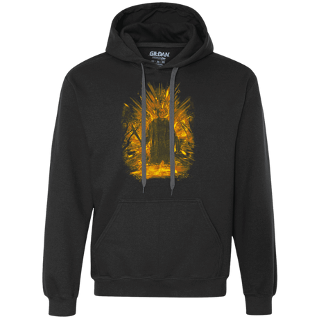 Sweatshirts Black / Small Crystal Lake Storm Orange Premium Fleece Hoodie