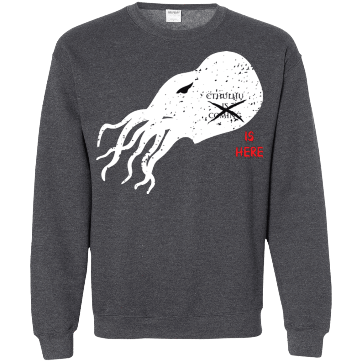 Sweatshirts Dark Heather / Small Cthulhu(3) Crewneck Sweatshirt