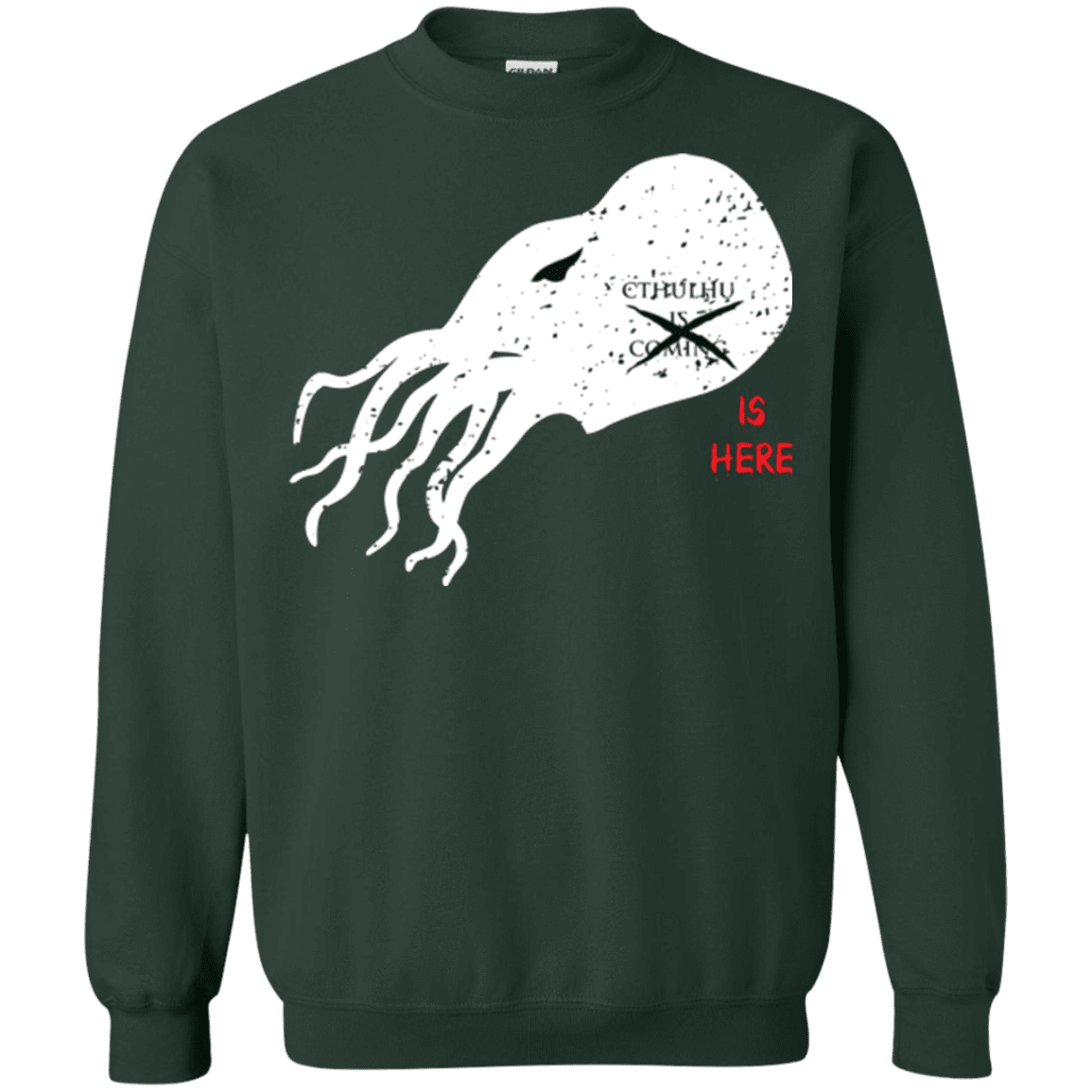 Sweatshirts Forest Green / Small Cthulhu(3) Crewneck Sweatshirt