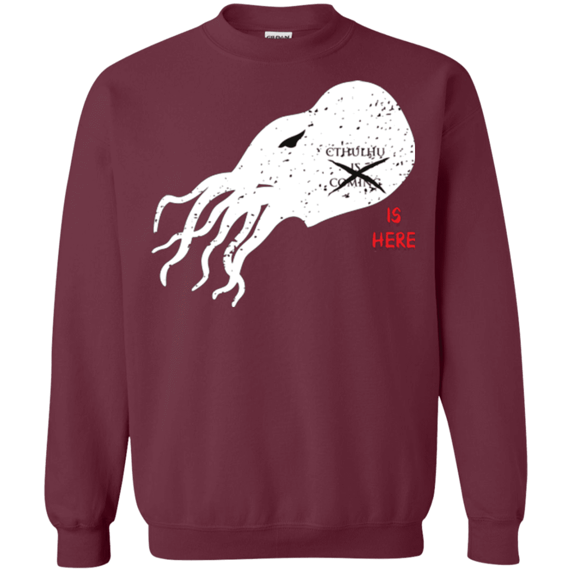 Sweatshirts Maroon / Small Cthulhu(3) Crewneck Sweatshirt