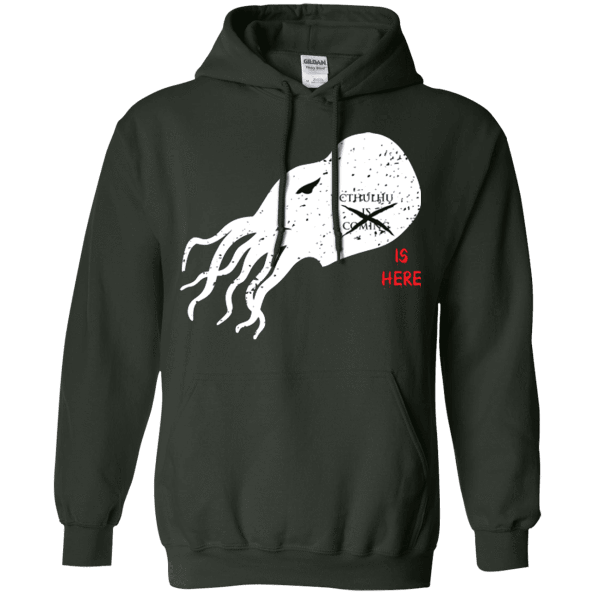 Sweatshirts Forest Green / Small Cthulhu(3) Pullover Hoodie