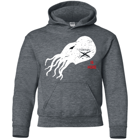 Sweatshirts Dark Heather / YS Cthulhu(3) Youth Hoodie
