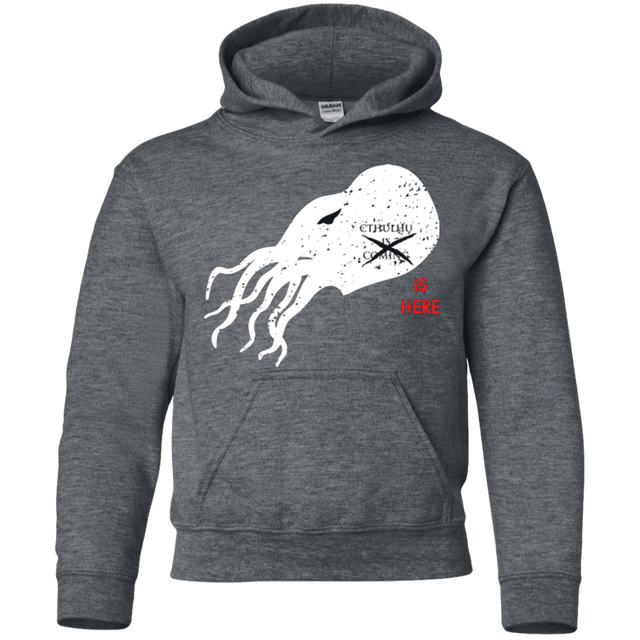 Sweatshirts Dark Heather / YS Cthulhu(3) Youth Hoodie