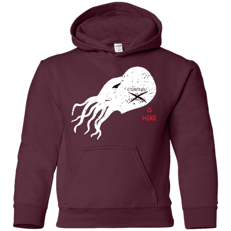Sweatshirts Maroon / YS Cthulhu(3) Youth Hoodie