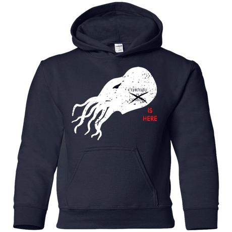 Sweatshirts Navy / YS Cthulhu(3) Youth Hoodie
