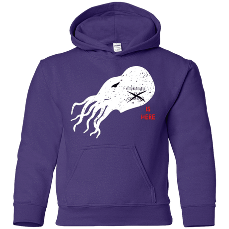 Sweatshirts Purple / YS Cthulhu(3) Youth Hoodie