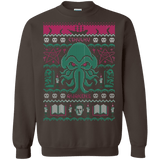 Sweatshirts Dark Chocolate / S Cthulhu Awakens Ugly Sweater Crewneck Sweatshirt