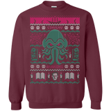 Sweatshirts Maroon / S Cthulhu Awakens Ugly Sweater Crewneck Sweatshirt