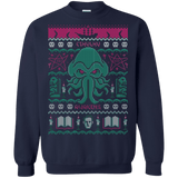 Sweatshirts Navy / S Cthulhu Awakens Ugly Sweater Crewneck Sweatshirt